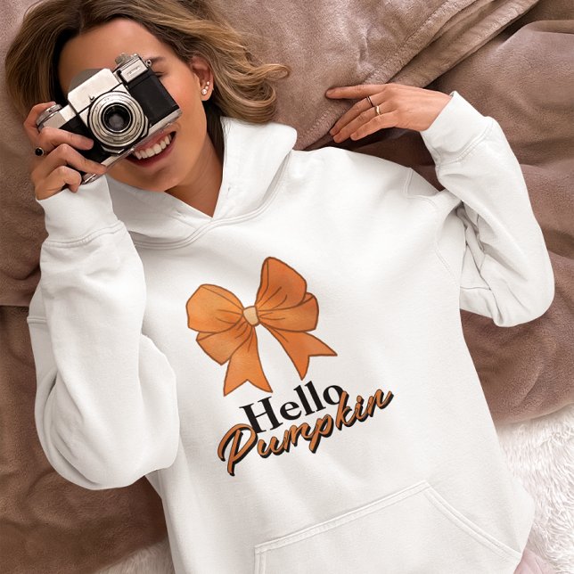 Camiseta Olá Pumpkins, Autumn Fall Vibes (Criador carregado)