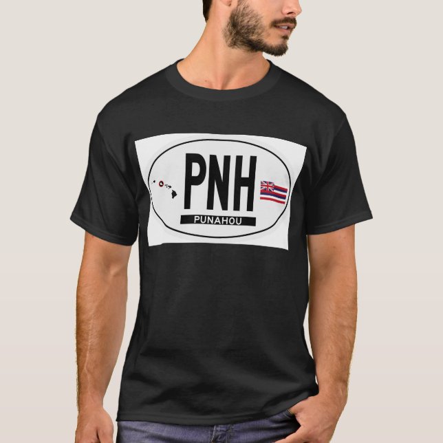 Camiseta Olá!-PUNAHOU-Etiqueta (Frente)