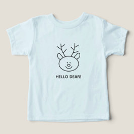 Camiseta Olá, Querida Reindeer Bonita