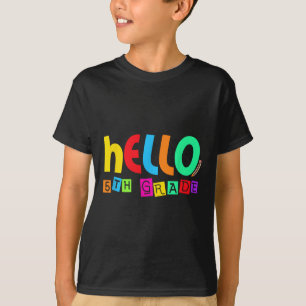 Camiseta Olá Quinta Série 5ª Série De Volta à Escola Para A