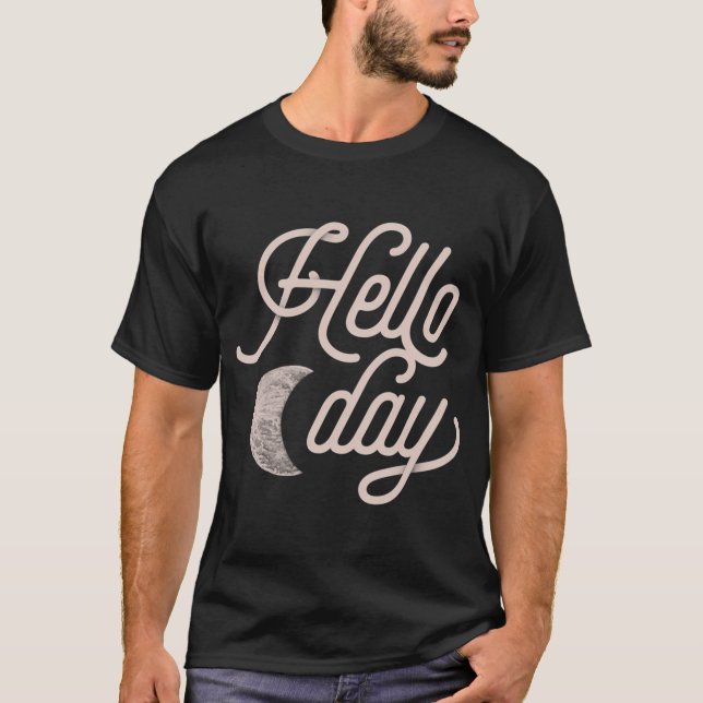 Camiseta Olá segunda-feira (Frente)