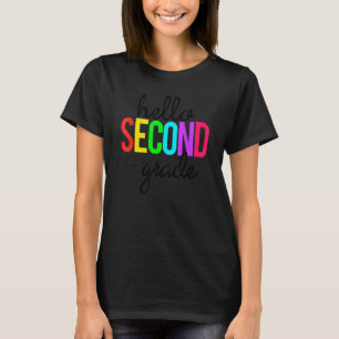 Camiseta Olá Segunda Série 2º Primeiro Dia De Escola Brilha
