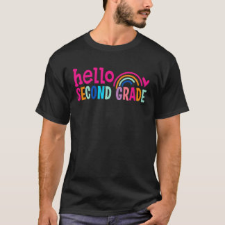 Camiseta Olá Segunda Série de Volta às Aulas Professor da 2
