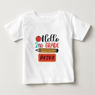 Camiseta Olá, segunda série personalizada de volta à divers