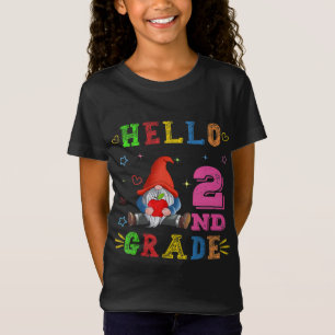 Camiseta Olá, segundo Grade Gnomo