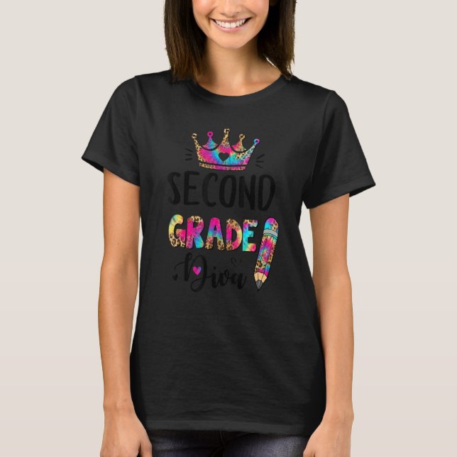 Camiseta Olá segundo Grau Diva Meninas De Volta À Escola Le (Frente)