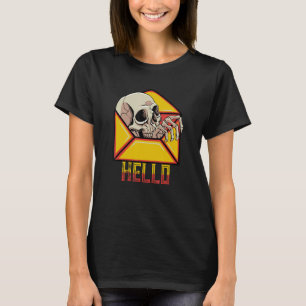 Camiseta Olá Skull Skeleton Mail Postal Service Postman M