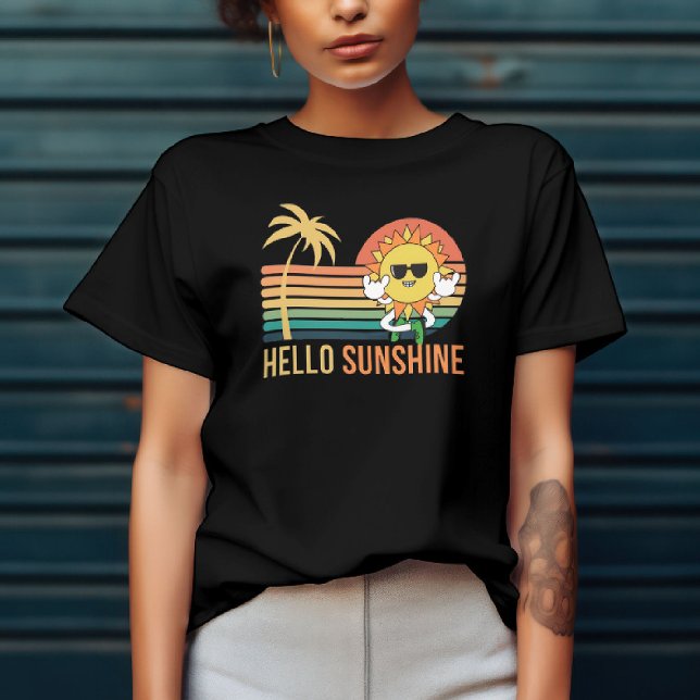 Camiseta Olá Sol Cute (Criador carregado)