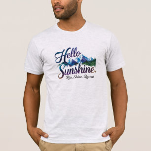 Camiseta Olá, Sol – Respire. Brilhe. Repita.