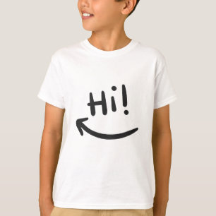 Camiseta Olá sorrindo