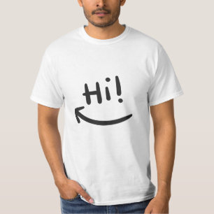 Camiseta Olá sorrindo
