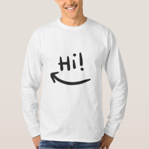 Camiseta Olá sorrindo