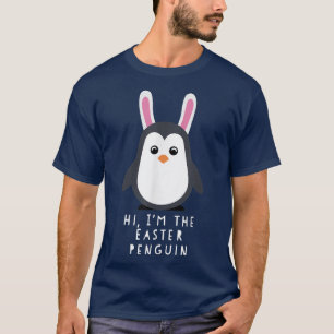 Camiseta Olá, sou a Páscoa do Pinguim.
