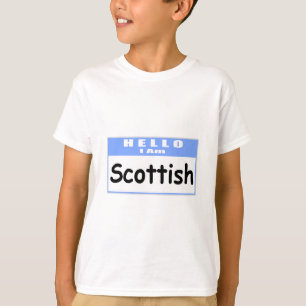 Camiseta Olá, Sou Escocês... Nametag