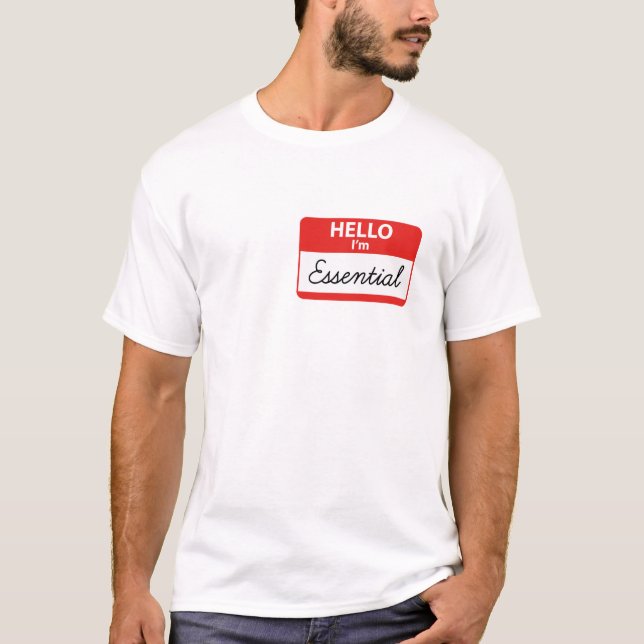 Camiseta Olá, sou Essencial (Frente)