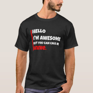 Camiseta Olá, sou incrível, mas pode me chamar de Annie Sar