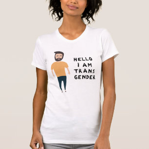 Camiseta Olá Sou Transgênero