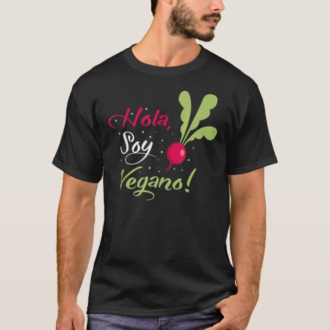 Camiseta Olá, sou vegano (Frente)