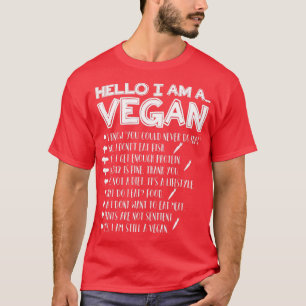 Camiseta Olá, sou vegano