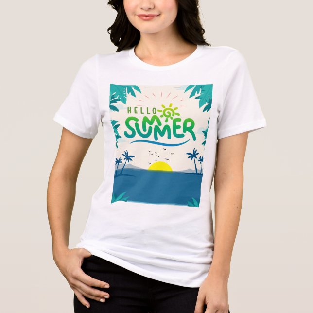 Camiseta Olá Summer (Frente)