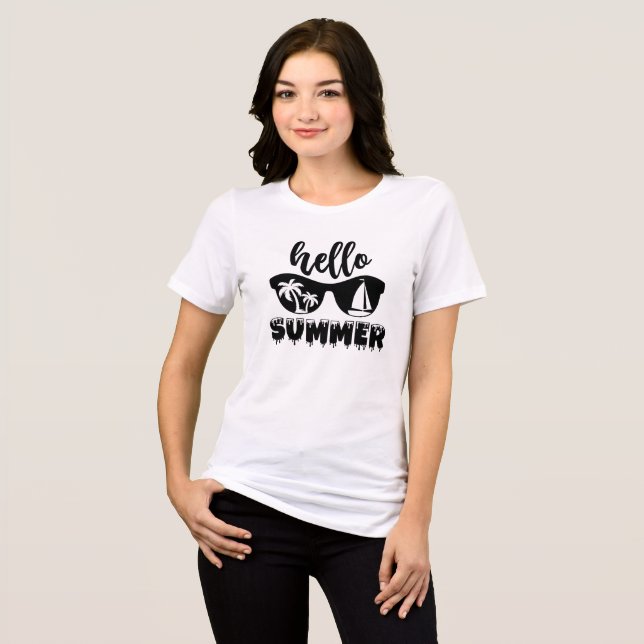 Camiseta Olá Summer (Frente Completa)