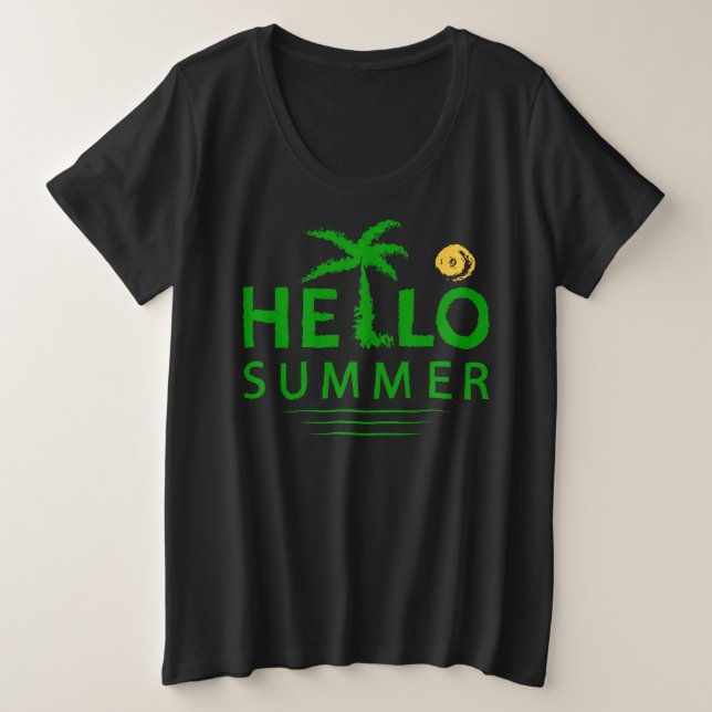 Camiseta Olá Summer (Frente do Design)