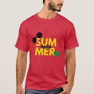 Camiseta Olá Summer Bold Tropical Design