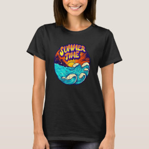 Camiseta Olá Summer Break Feliz Dia Passado Da Escola De Du
