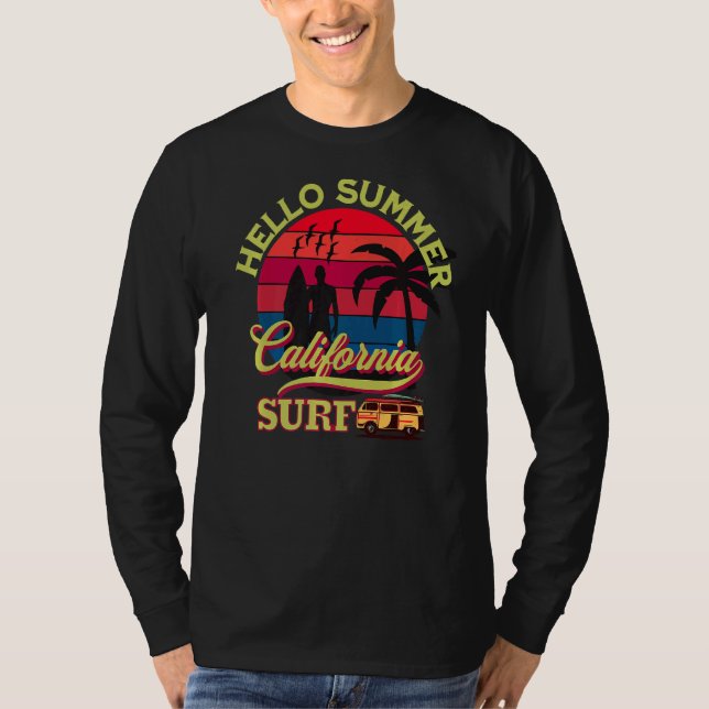 Camiseta Olá Summer California Dreaming Surf Beach (Frente)