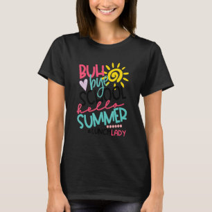 Camiseta Olá Summer Happy No Dia Passado Da Escola De Tchau