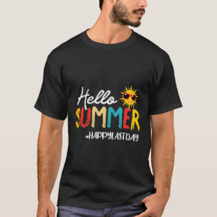 Camiseta Olá Summer Happy No Último Dia Do Professor