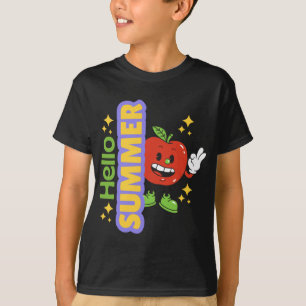 Camiseta Olá Summer (maçã).