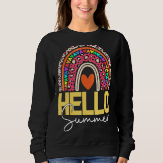 Camiseta Olá Summer Rainbow Lepard 8