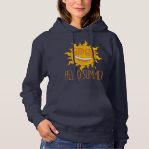Camiseta Olá Summer Sun com óculos de sol