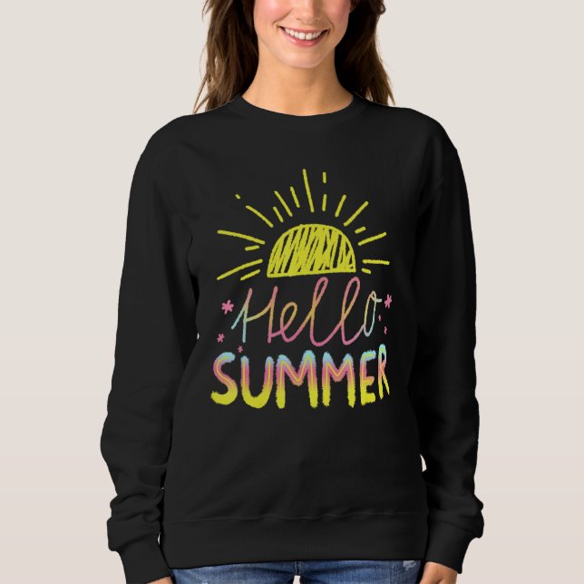 Camiseta Olá Summer Sun Sunshine Frutas (Frente)
