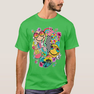 Camiseta Olá Summer Vibes Sorri Cara de Férias de Praia Che