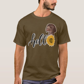 Camiseta Olá Sunflower German Shorthair Pointer