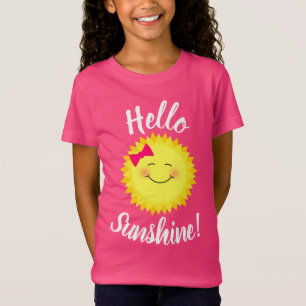 Camiseta Olá Sunshine Girly Sun