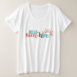 Camiseta Olá Sunshine Summer Beach Lake