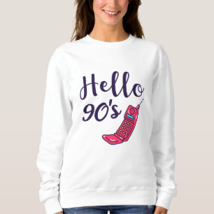 Camiseta Olá telefone celular dos 90