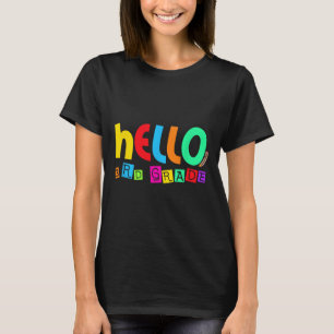 Camiseta Olá Terceira 3ª Série Volta às Aulas para Aluno B