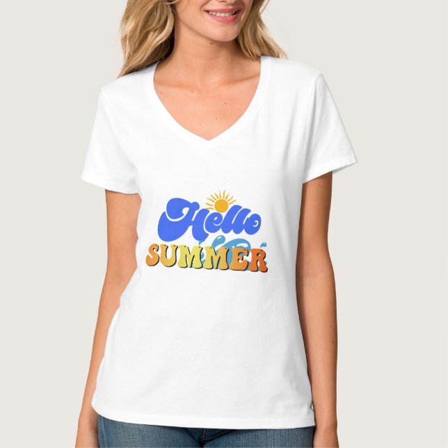 Camiseta Olá Verão (Frente)