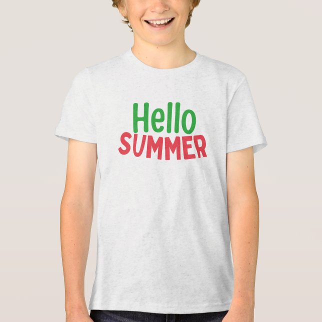 Camiseta olá verão (Frente)