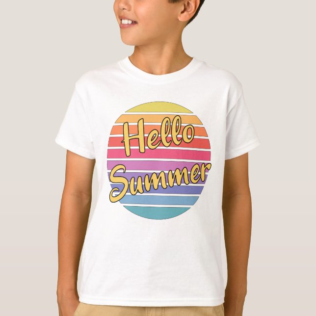 Camiseta Olá Verão (Frente)