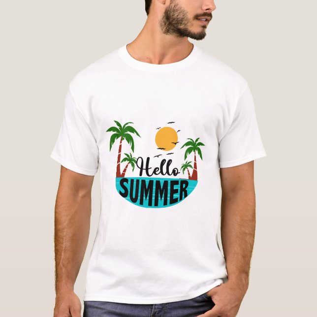Camiseta Olá Verão (Frente)