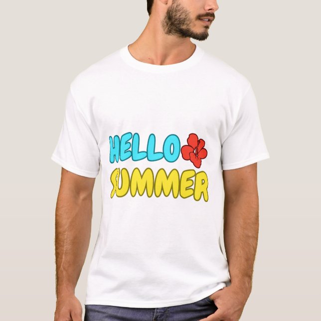 Camiseta Olá Verão (Frente)