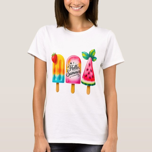 Camiseta Olá Verão  (Frente)