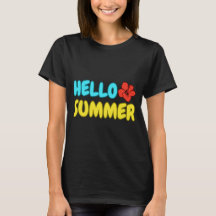 Camiseta Olá Verão