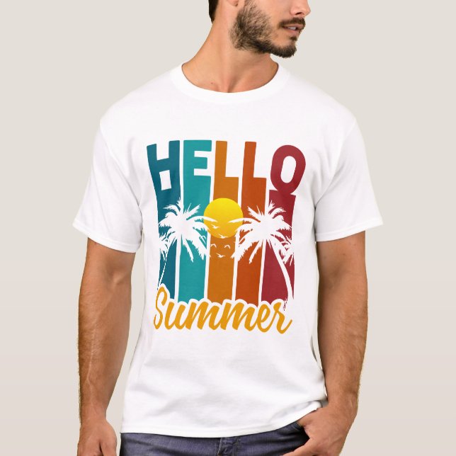 Camiseta Olá verão (Frente)