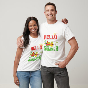 Camiseta Olá verão
